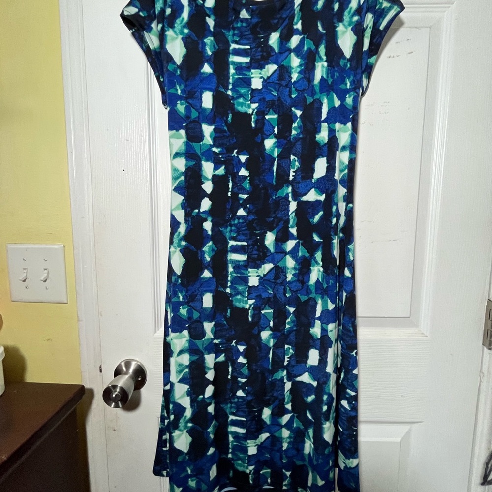 MERONA Women’s Cap Sleeve Dress tie side Sz M - Picture 12 of 14
